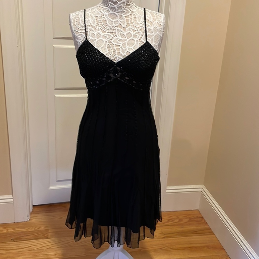Black beaded dress
